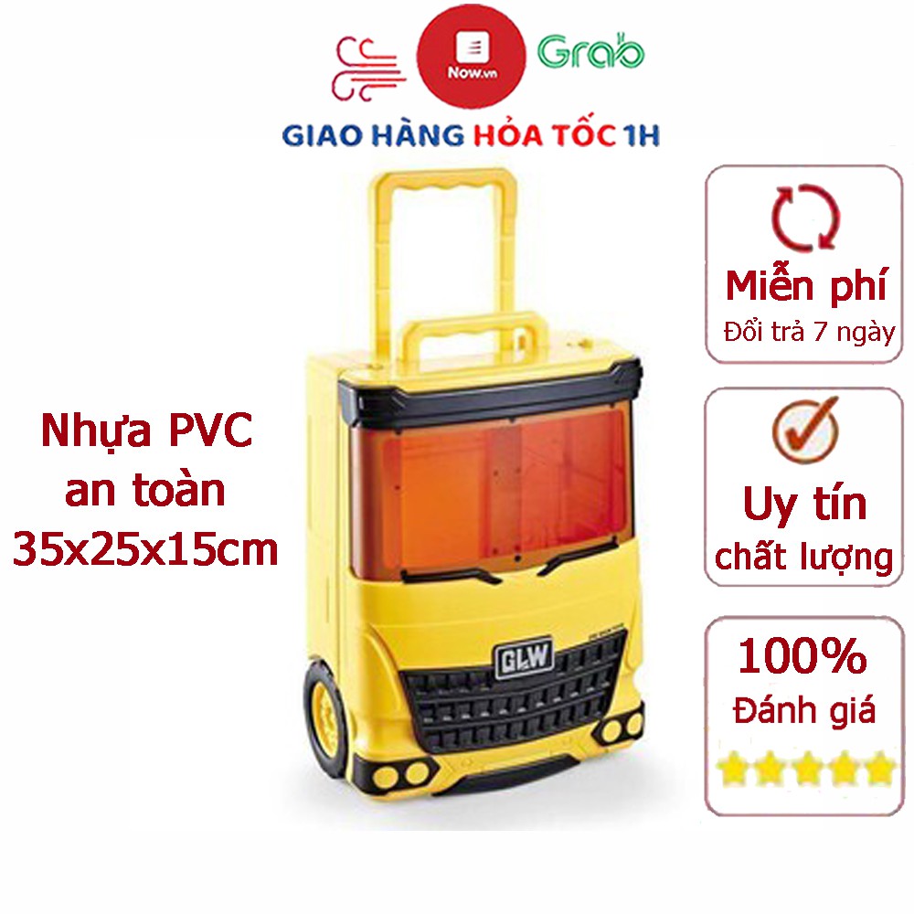 Bộ Vali đựng đồ chơi cho bé đựng được rất nhiều đồ chơi nhựa nguyên sinh an toàn