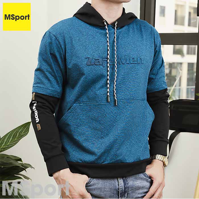 Áo Khoác Nỉ Thể Thao Nam Có Mũ Túi Xéo Phong Cách Hàn Quốc Đẹp, Cao Cấp, Mặc Mát, Mềm Mịn