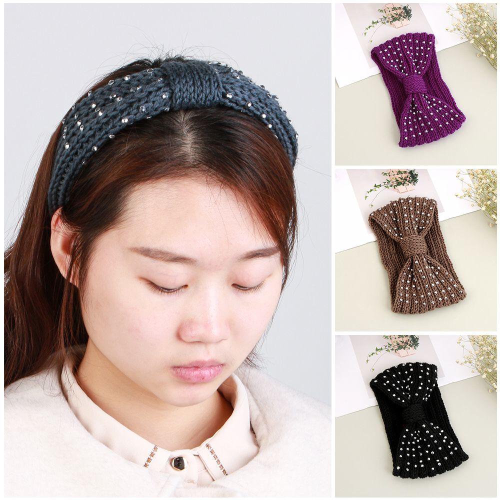 Băng Đô Len Giữ Ấm Tai Thời Trang Cho Nữ