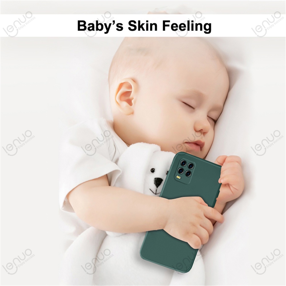 Ốp điện thoại LENUO bằng silicon mềm màu kẹo chống sốc bảo vệ cho RedMi Note 11 Pro 5G 11E 11S 4G Global Poco M4 Pro 4G X4 Pro 5G