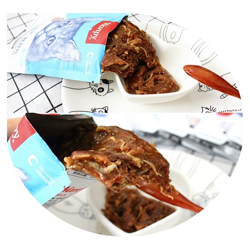Combo 5 gói Pate Wanpy cho mèo , thơm ngon