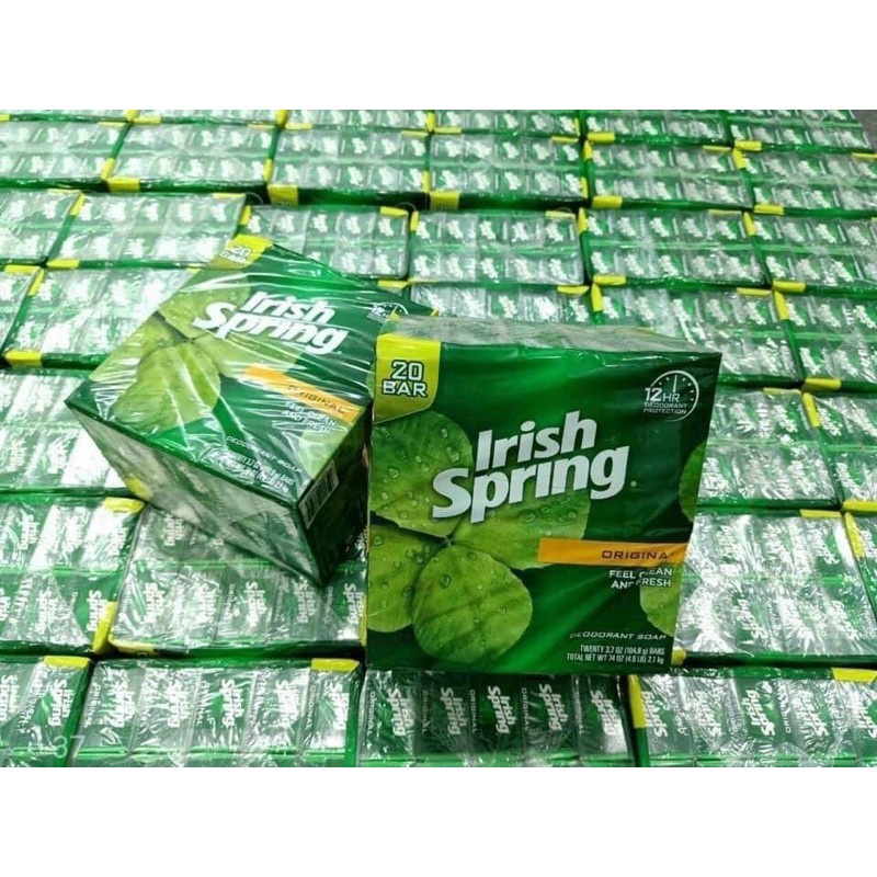Xà Bông Cục Diệt Khuẩn Irish Spring Deodorant Soap Original 113g
