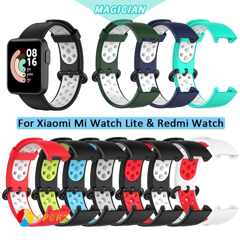 Dây Đeo Đồng Hồ Thể Thao Bằng Silicone Mềm Thoáng Khí Nhiều Màu Sắc