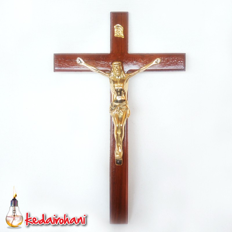 Cây Thánh Giá Bằng Gỗ 40Cm Dùng Làm Quà Lưu Niệm