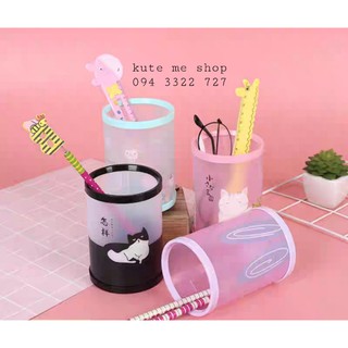 Ống đựng viết nhựa dẻo, nhiều màu sắc