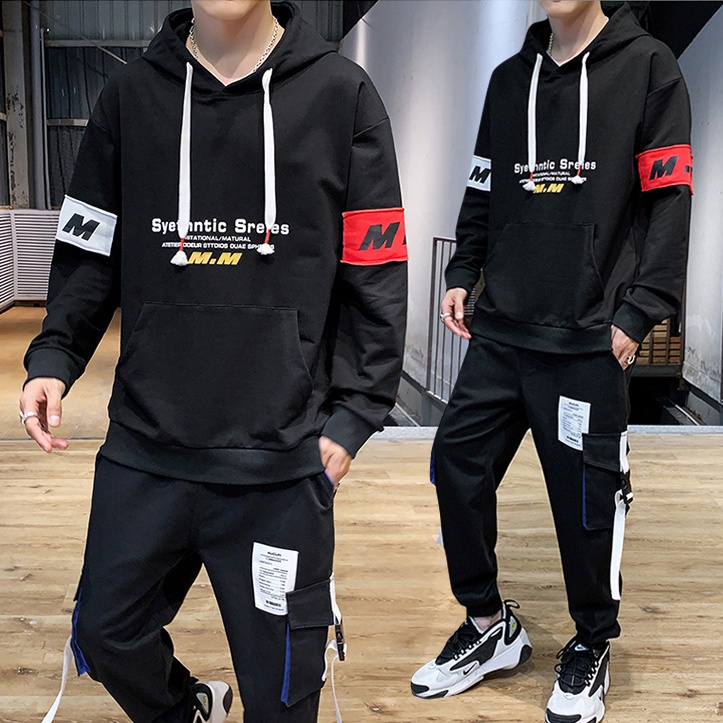 Quần Jogger Thun Nam Phối Túi In Chữ Dọc Quần Sành Điệu Kiểu Dáng Trẻ Trung Phá Cách Zenkocs3 QUAN NAM 056