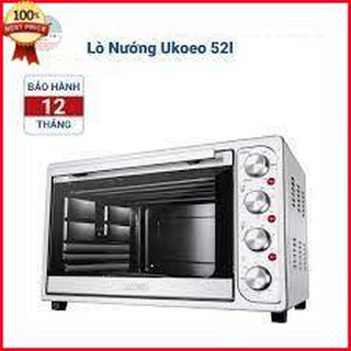 Lò Nướng Ukoeo 52l, bếp nướng 5002 - Hàng Có Sẵn  - Chính Hãng- Bảo Hành 12 Tháng 1 ,,,