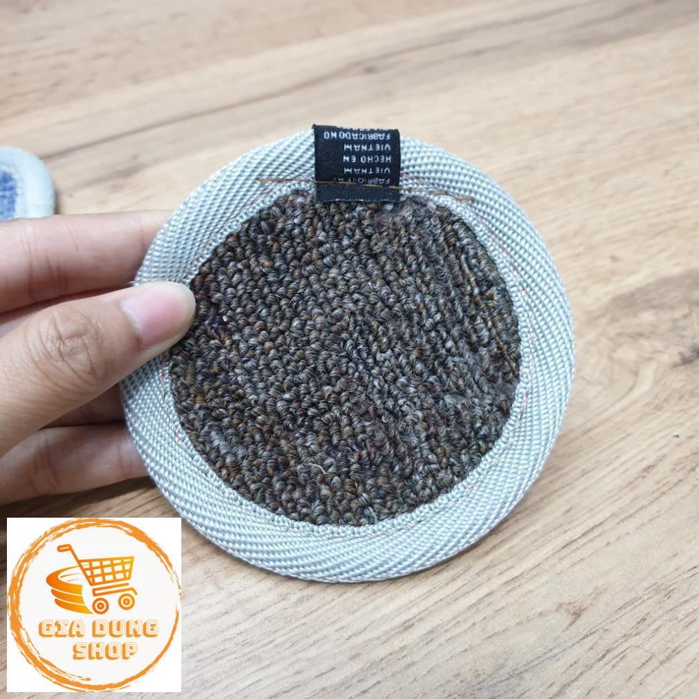 Miếng Lót Ly Lót Đế Cốc Ly Bằng Vải nỉ Siêu Thấm Nước