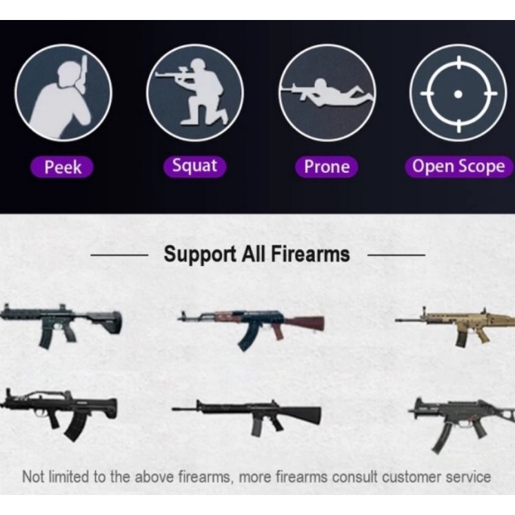 Combo 5 mons Bộ chuyển đổi M1Pro bàn phím, chuột chơi giả lập game PUBG COD FF trên điện thoại Có quà tặng kèm