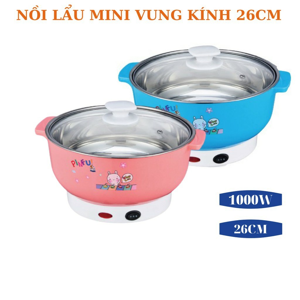 Nồi lẩu xoay inox 304 kèm rổ vớt thức ăn 32cm