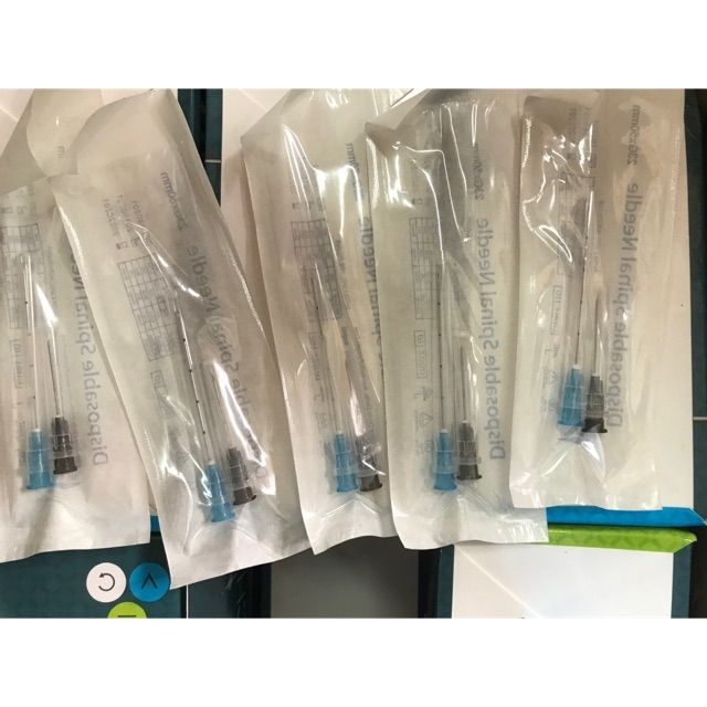 10 Kim Canula 23G 25G 27G Sẵn Kim Mồi