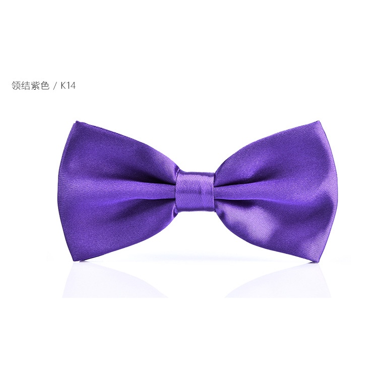 Cà Vạt Nơ Lụa Polyester Màu Sắc Đa Dạng Dành Cho Chú Rể