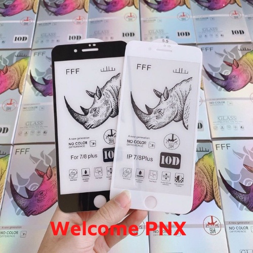 Kính cường lực FULL MÀN 10D Tê Giác cho iPhone 6 đến 13 Pro Max