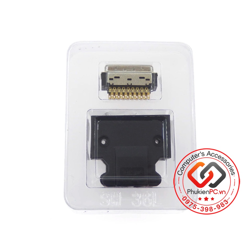 Đầu hàn cáp SCSI SM-36P Servo encoder cho máy công nghiệp. Tạo cáp kết nối encoder từ motor đến Driver Servo