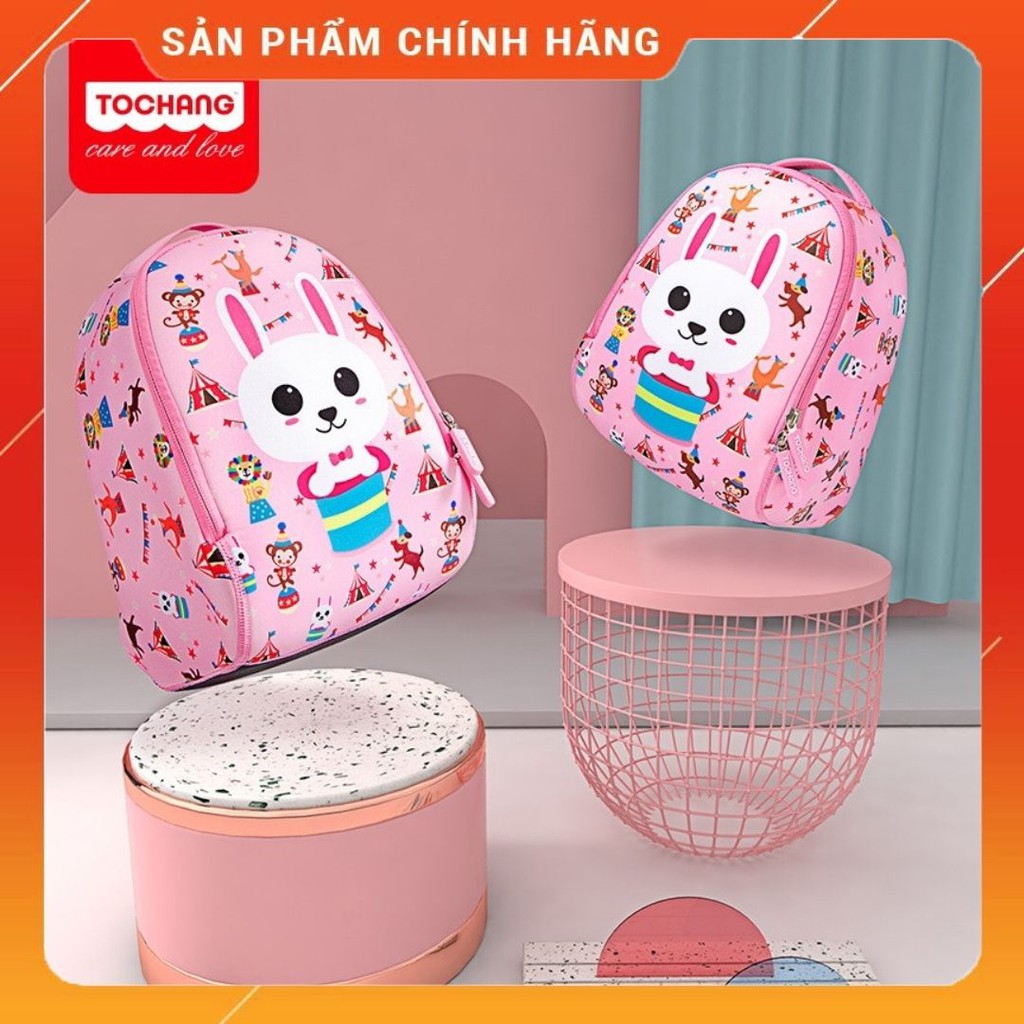 ( BIG SIZE) Balo TOCHANG Chính Hãng Cao Cấp Cho Bé Mầm Non Siêu Nhẹ Zoo Story Dễ Thương Cho Bé 3-6 Tuổi ( Sư Tử BIG)