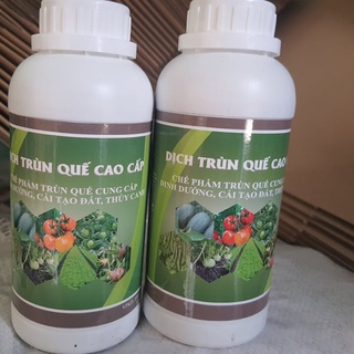 Phân bón hữu cơ cao cấp dịch trùn quế hiryo -chai 500ml