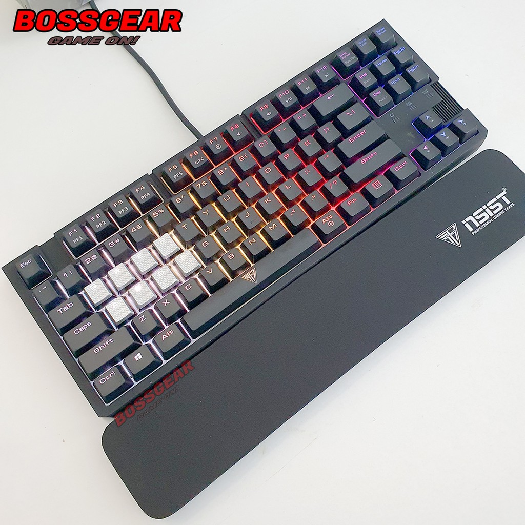 [Mã SKAMPUSHA7 giảm 8% đơn 250k]Bàn Phím Cơ INSIST G55 RGB ( CHERRY MX BLUE SWITCH, LED RGB ) | BigBuy360 - bigbuy360.vn