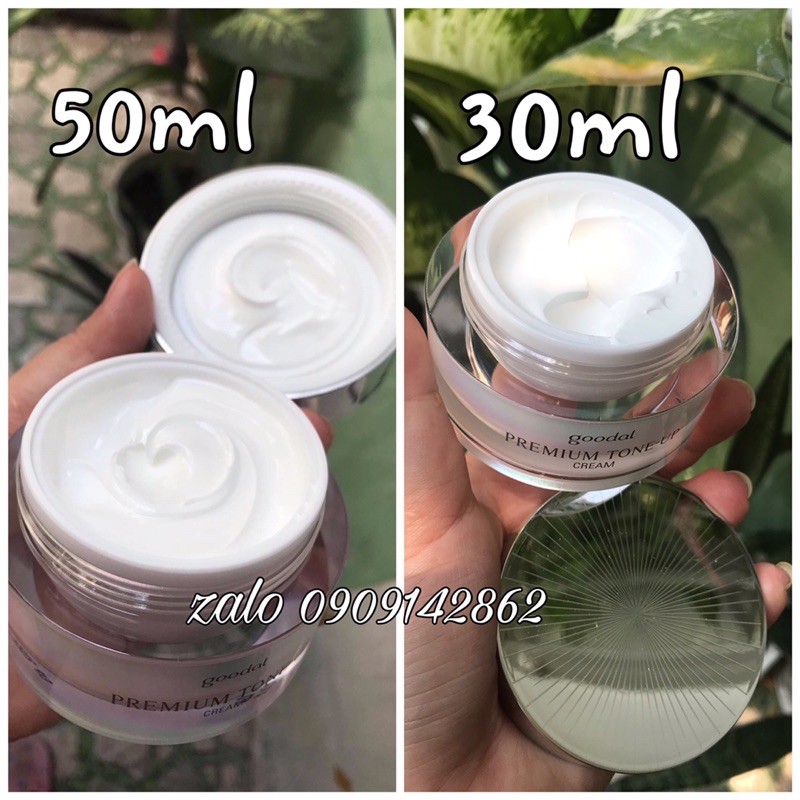 Sét kem ốc sên trắng da Goodal Premium Snail Tone Up Hàn Quốc