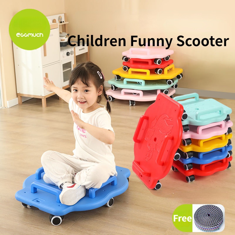 Xe Điện Cảm Biến Kèm Tay Vịn Kích Thước Lớn Dành Cho Trẻ Em