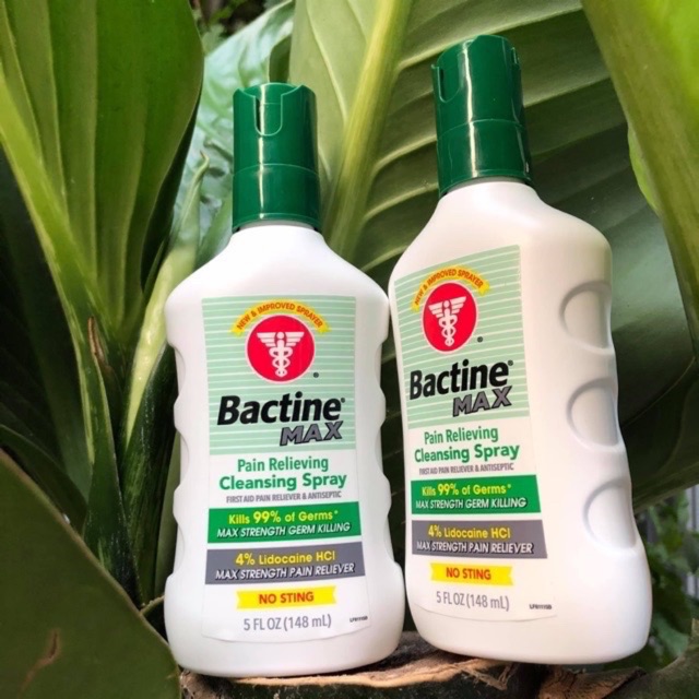 Dung dịch bactine max 150ml chính hãng hàng có sẵn