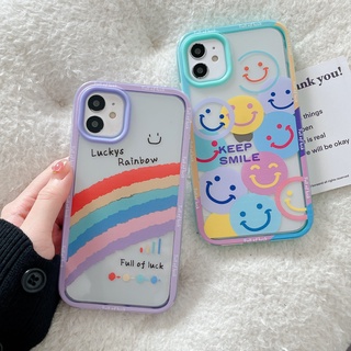 Ốp Điện Thoại TPU Họa Tiết Cầu Vồng Nhiều Màu Sắc Cho IPhone 13mini XR X S SE 2020 7 8 Plus 7plus 12 Mini 11 13 Pro Max