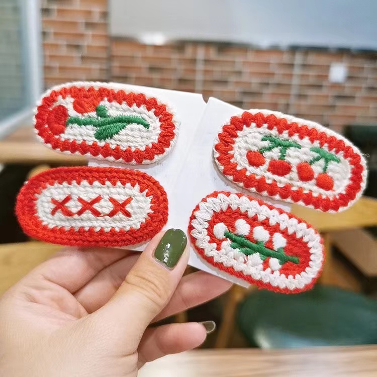 Kẹp Tóc Hình Quả Cherry Dễ Thương Cho Nữ