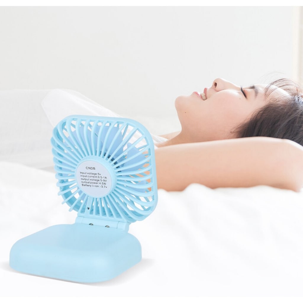 Quạt Mini cầm tay Đa năng  7 cánh quạt KR 264- Pin 1000 mAh, Gập 180 độ, Sạc USB- KARA 264 | BigBuy360 - bigbuy360.vn