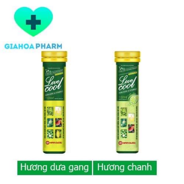 Viên sủi thanh nhiệt Livecool - Thanh nhiệt, giải độc, mát gan, tăng sức đề kháng | BigBuy360 - bigbuy360.vn