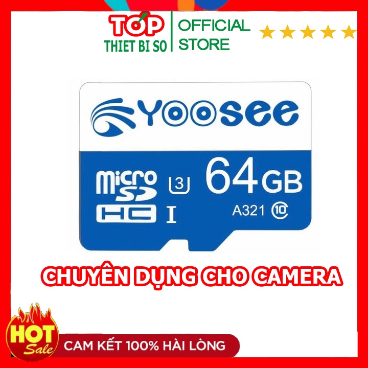 Thẻ nhớ yoosee Micro SD lắp camera  tốc độ cao