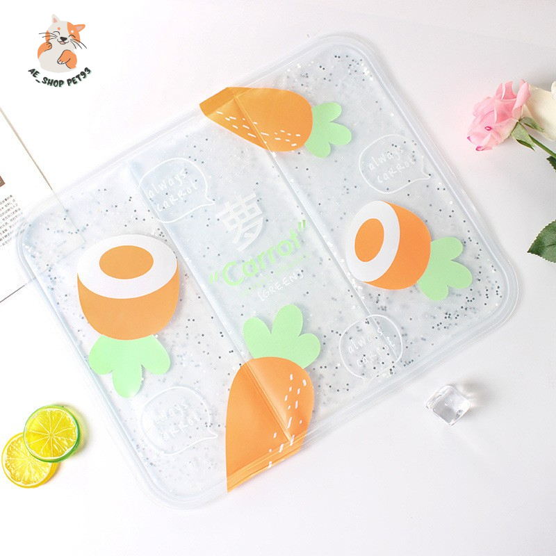 Đệm Gel trong suốt cho thú cưng Đệm nước làm mát giải nhiệt cho chó mèo