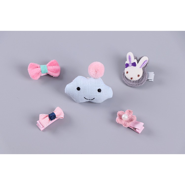 SET Kẹp Tóc 5 kiểu siêu yêu MS:KT11 - Hưng Long PC