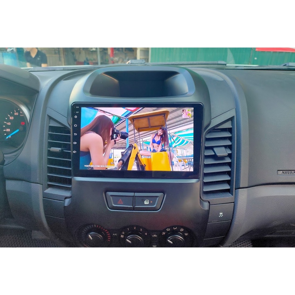 Mặt dưỡng kèm dây nguồn zin lắp màn hình Android cho xe FORD RANGER