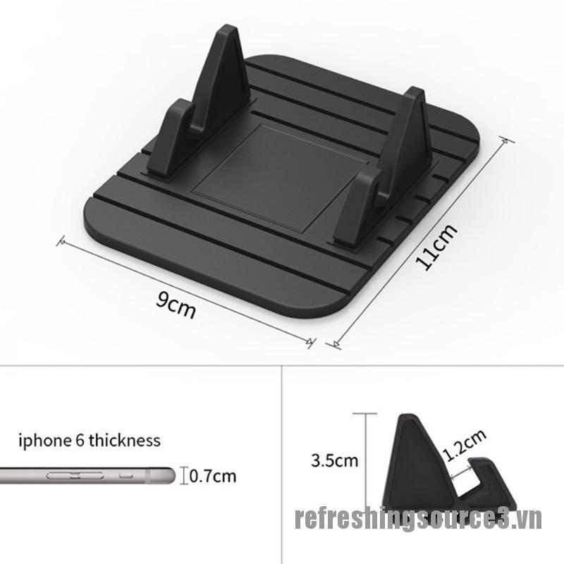 Giá Đỡ Điện Thoại Bằng Silicon Chống Trượt Tiện Dụng Cho Xe Hơi Ref3