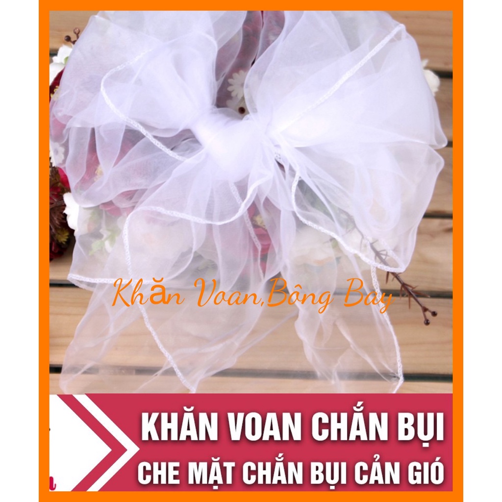 Khăn Voan,Bông Bay Chắn Bụi Cản Gió Cho Bé(ảnh thật)