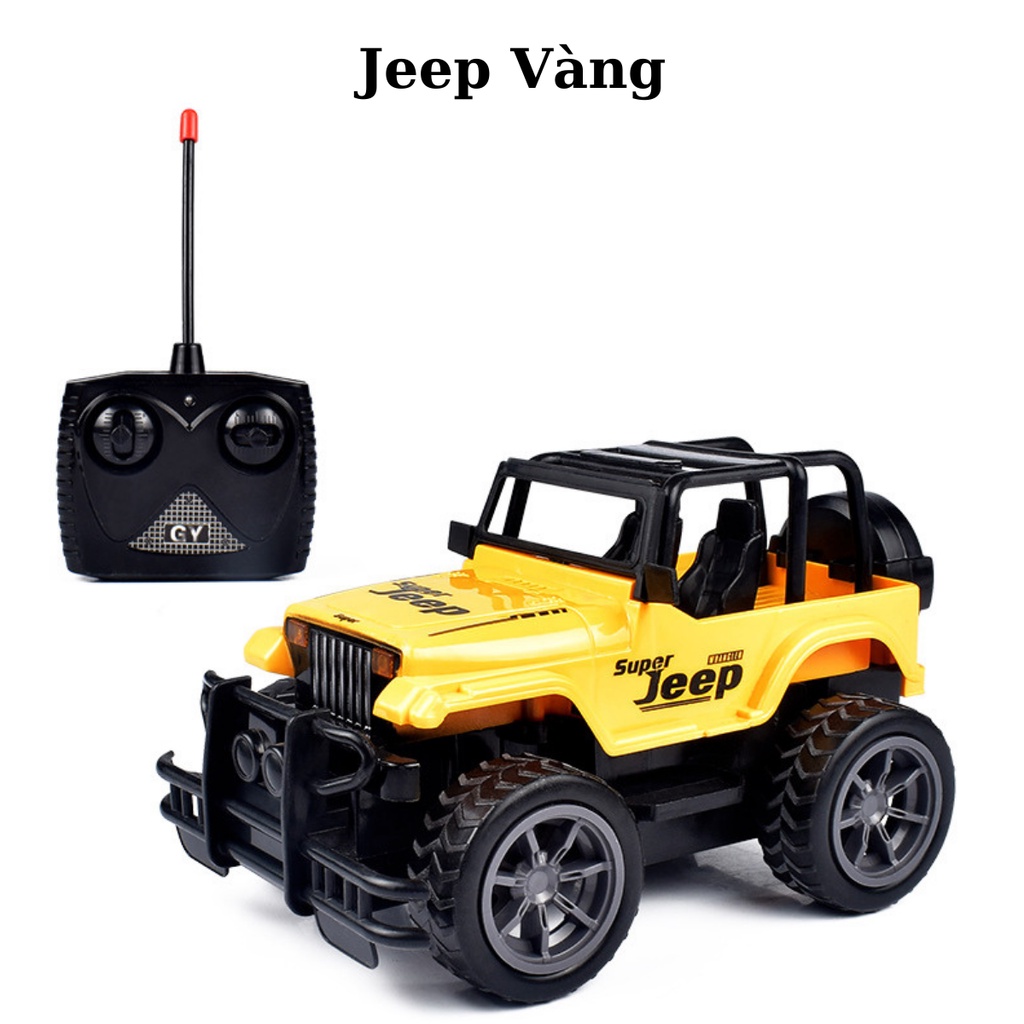 Đồ chơi trẻ em thông minh xe địa hình điều khiển từ xa Jeep cho bé 4 5 6 tuổi Bicabom Bc45