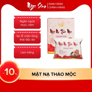 MẶt nạ thảo mộc Ngọc Sâm sạch mụn sáng da