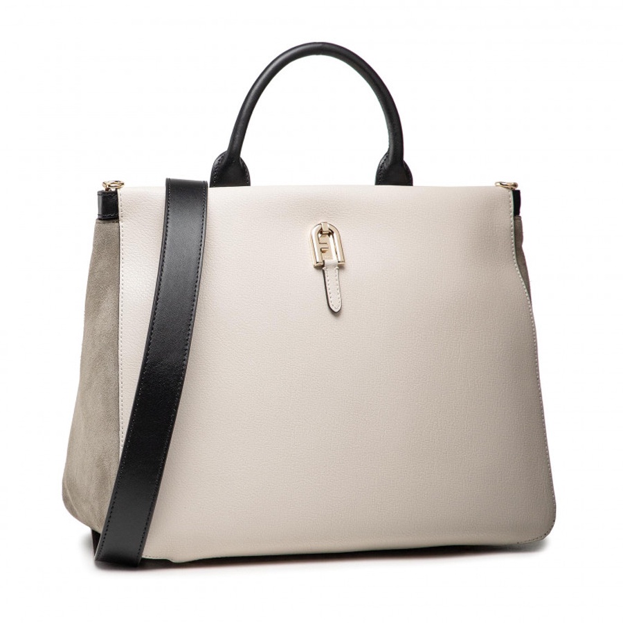 Túi Nữ FURLA Palazzo L Tote Vitello Milos Suede Vitello Sorrento
