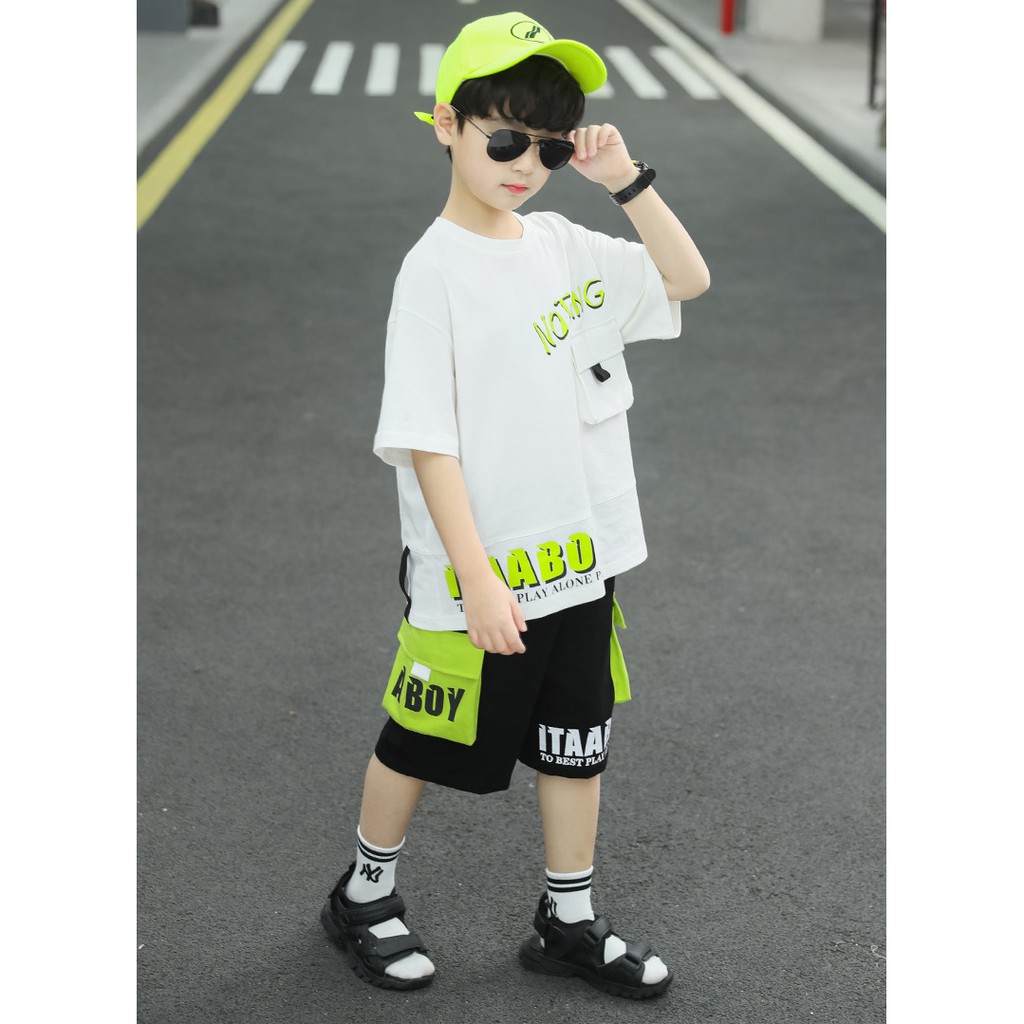 Bộ bé trai cỡ đại phong cách Hàn Quốc