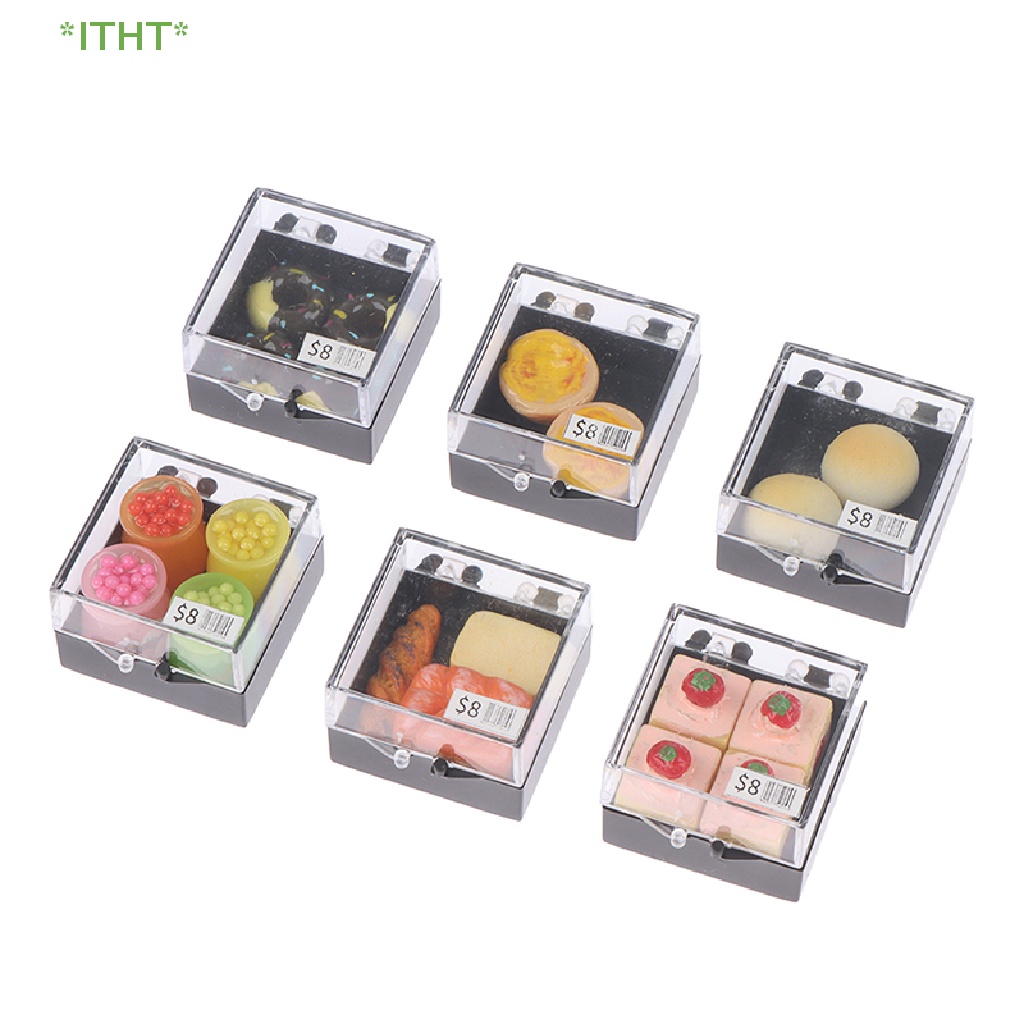 Mô Hình Bánh Tráng Miệng 1: 12 Trang Trí Nhà Búp Bê Mới