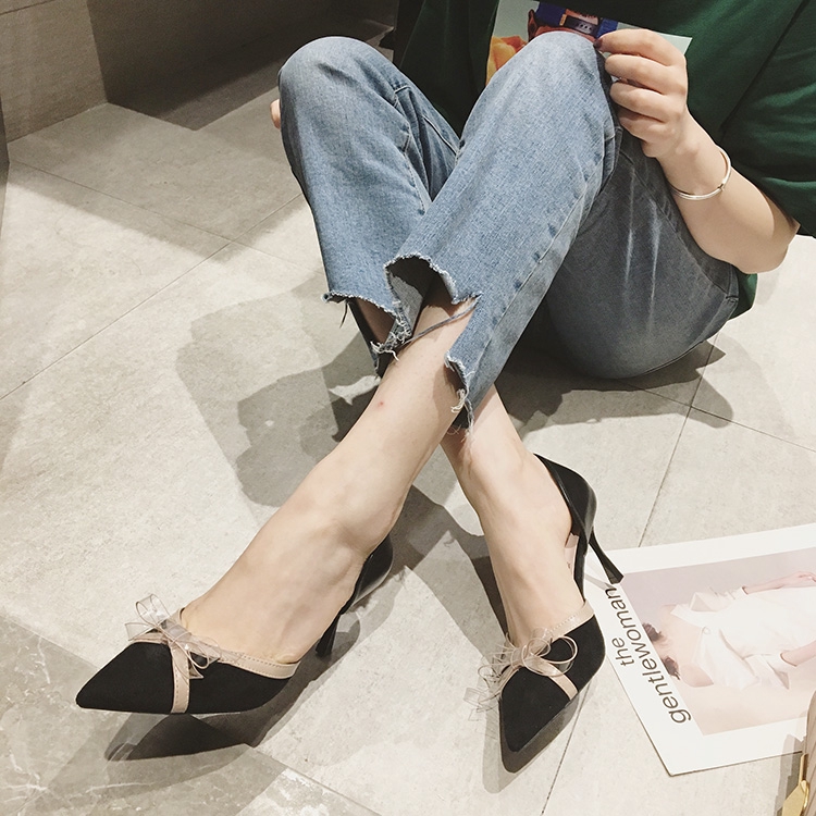 Giày sandal nơ kiểu dễ thương-G064