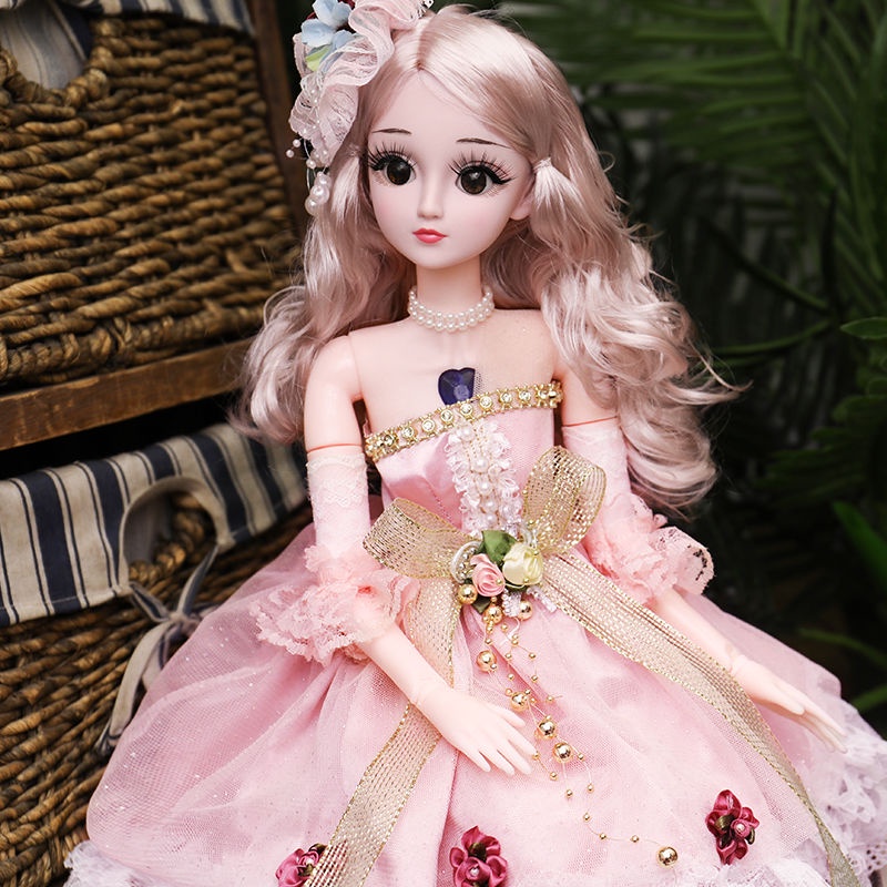 Búp Bê Barbie Mắt Lấp Lánh Làm Quà Tặng Cho Bé Gái