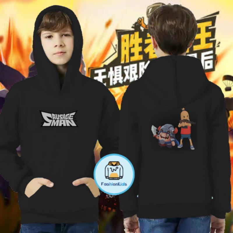 Áo Hoodie In Hình Xúc Xích Độc Đáo Cho Trẻ Em