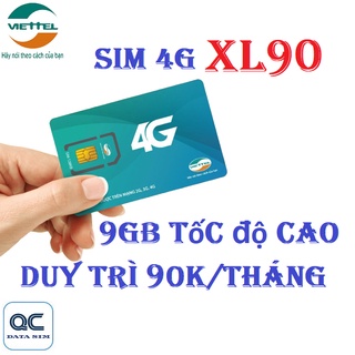 Sim 4G viettel 9GB tốc độ cao sử dụng toàn quốc