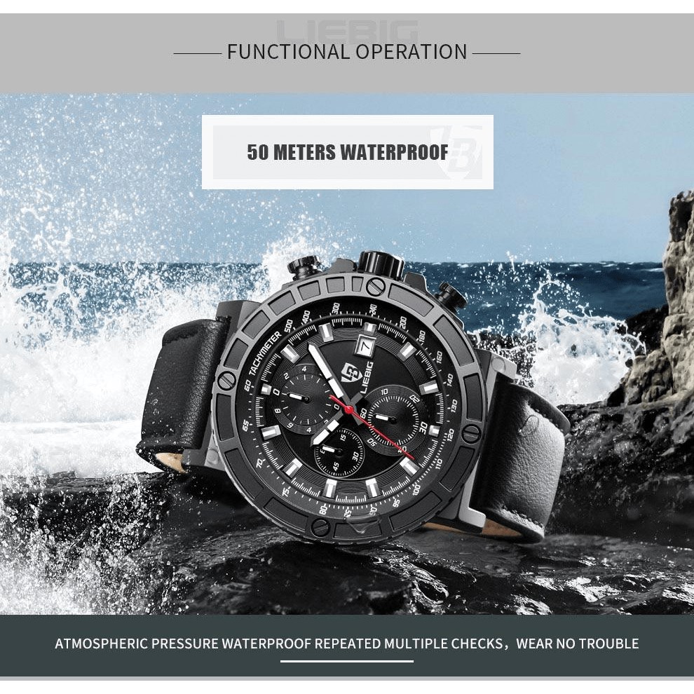 Đồng hồ thể thao nam Leibig chạy 6 kim | BigBuy360 - bigbuy360.vn