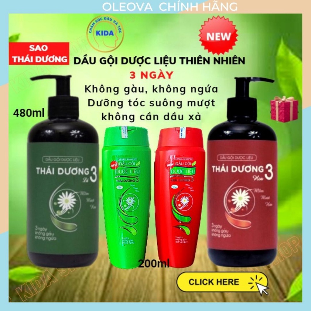 Dầu gội Thái Dương 3 OLEOVA RD21