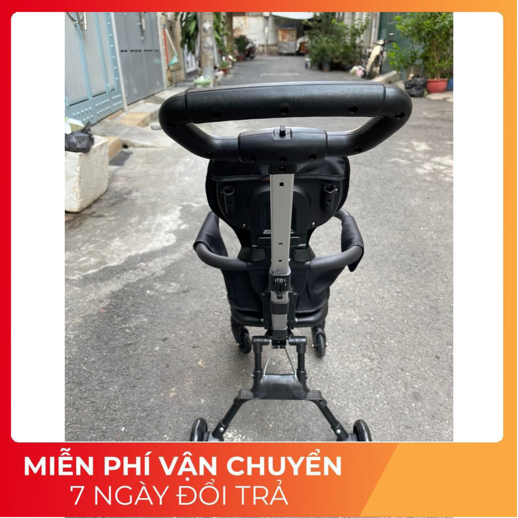 Xe đẩy gấp gọn cho bé đi du lịch, Xe đẩy cho bé 2 chiều ngả 3 tư thế cao cấp