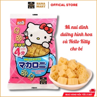 Mì nui dinh dưỡng hình hoa và Hello Kitty Nhật Bản cho bé 150g