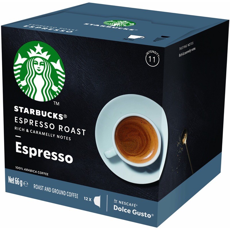 Viên cafe pha máy Starbucks Espresso Roast HSD 06/2022