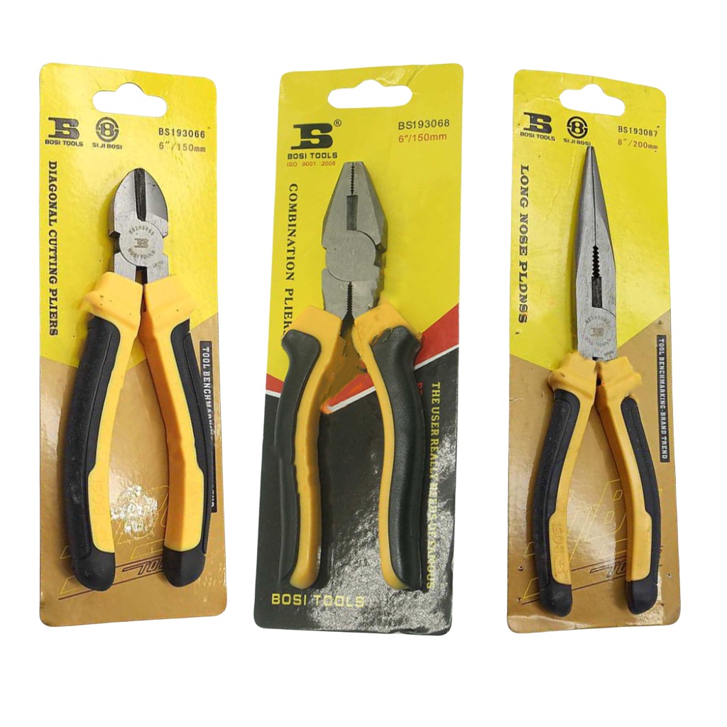 BỘ KÌM THÔNG DỤNG BOSI NHỌN, CẮT, ĐIỆN DC-TOOLS