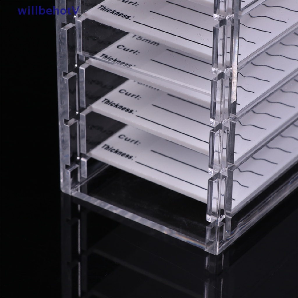 Hộp Đựng Lông Mi Giả 5 Tầng Bằng Acrylic Trong Suốt